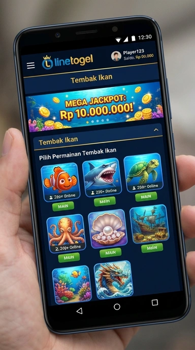 linetogel — layar beranda